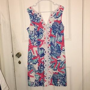 Lilly Pulitzer She She Shells Janice Shift Dress 8